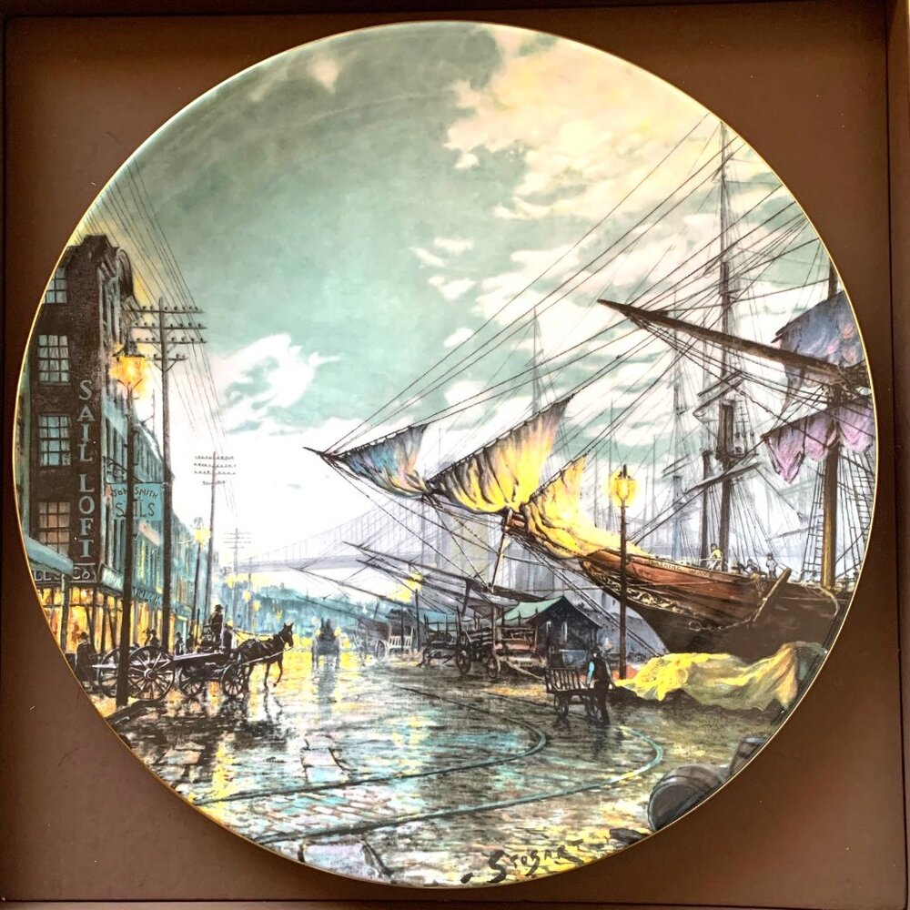 Royal Doulton Limited Edition Collector’s Plate "Sailing..." Art by John Stobart